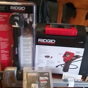 Plumbing tools and wrenches w/camera's